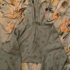 Champion extreme cropped hoodie size extra large